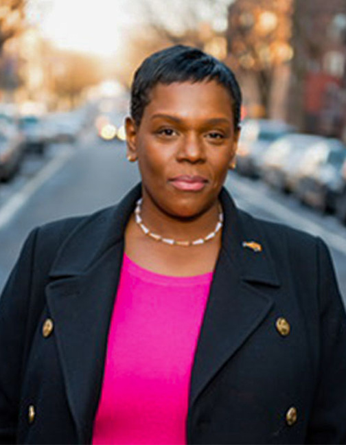 Portrait of Marcella Carr Gay, Secretary of the SFDS Board of Directors.